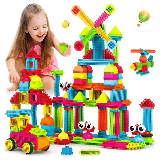 144 Piece Spiked Sensory Building Blocks